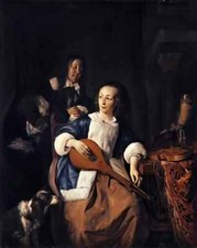Gabriel Metsu photo A4 the