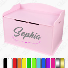 Personalised toy box stickers