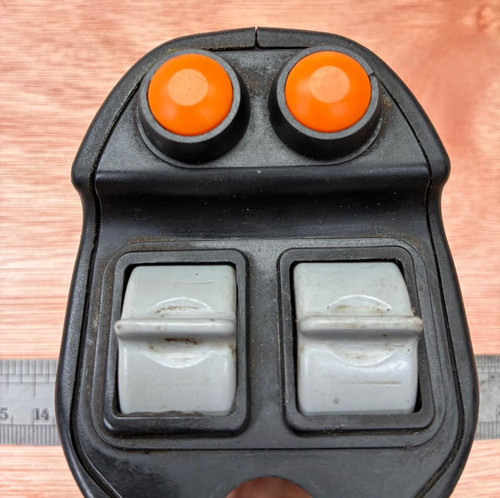 Jcb joystick button push - button,
