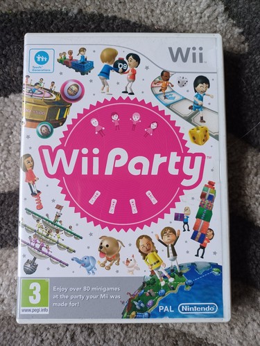 Wii game party cib - -,