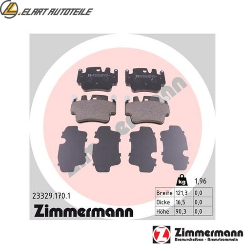 Brake pad set disc - pad,