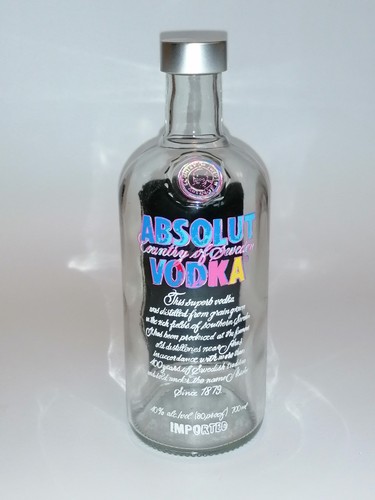 Absolut vodka bottle warhol - vodka,