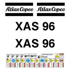 Atlas Copco XAS96 Decals -