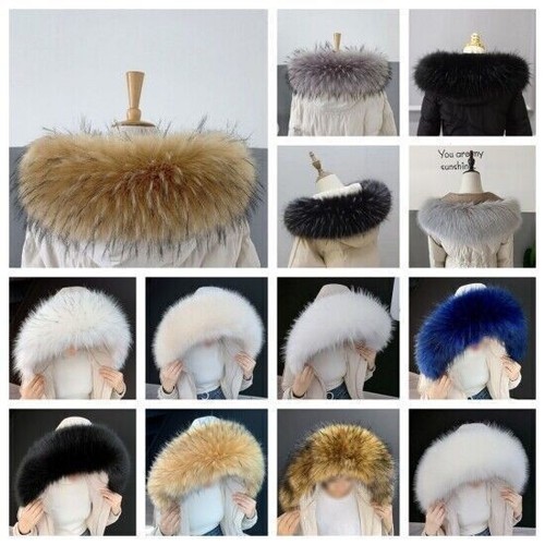 Fur collar scarf - fur, trim