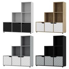 6 Cube Step Storage Bookcase