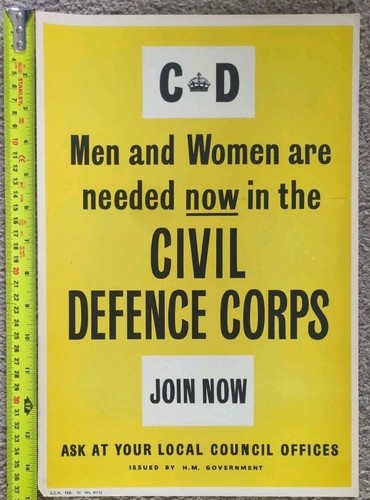 1940 civil defence - civil, corps