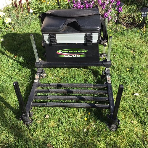 Maver fishing seatbox with - maver,