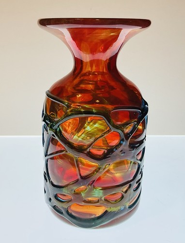 Vintage mdina webbed glass - vintage,