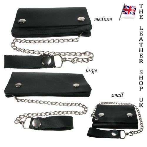 Men black biker - biker's, wallet