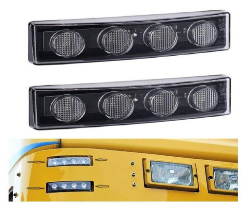 Pair led sun visor - led,