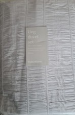 King duvet set Debenhams grey