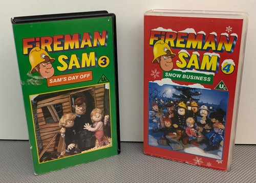 Vintage fireman sam vhs video - vintage,