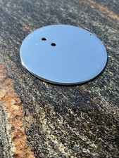 Jaguar XK120 XK140 Boot Prop Chrome Trim Disc Fitting .