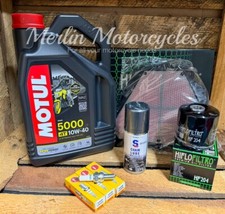 TRIUMPH DAYTONA 675 2006-2010 MOTUL 5000 MOTORCYCLE SERVICE KIT inc SUMP WASHER