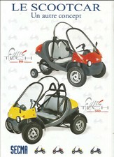 SECMA - SCOOTCAR FUN TECH 50 - FUN TECH 340 / catalogue brochure leaflet
