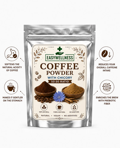 Coffee powder with chicory - coffee,