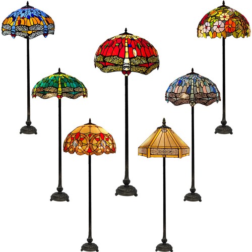 Tiffany floor lamps stained - tiffany,