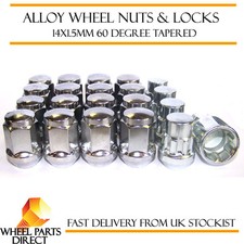 Wheel Nuts & Locks (16+4) 14x1.5 Bolts for Toyota Land Cruiser Amazon 98-07