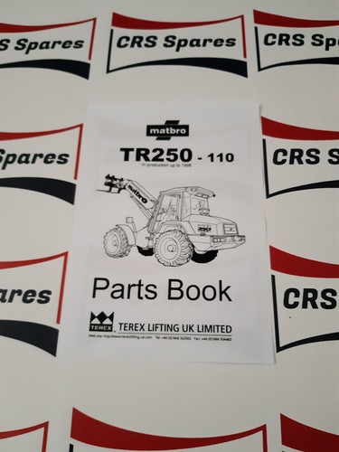 Matbro tr250 110 parts - parts, book