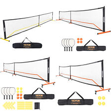 VEVOR 22FT Regulation Size Portable Pickleball Net System Multiple Accessories