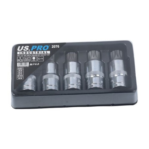 Pro spline bit socket set - spline,