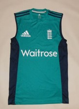 CRICKET SHIRT SLEEVELES ADIDAS ENGLAND (S) Jersey Trikot Maillot Maglia Camiseta
