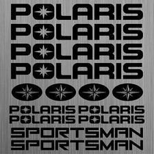POLARIS SPORTSMAN sticker decal quad ATV 14 Pieces