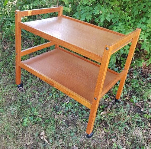 Danish mid century wooden tea - mid-century,