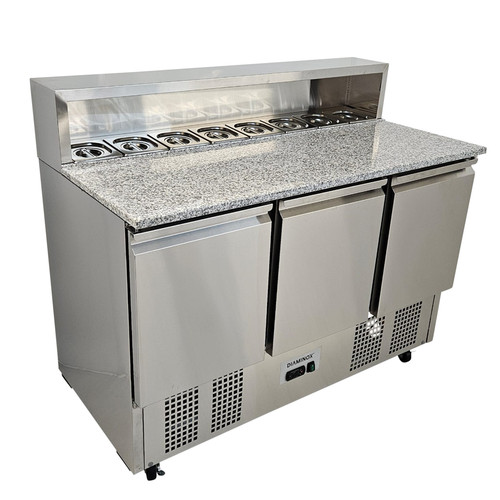 Bench fridge saladette marble - fridge,