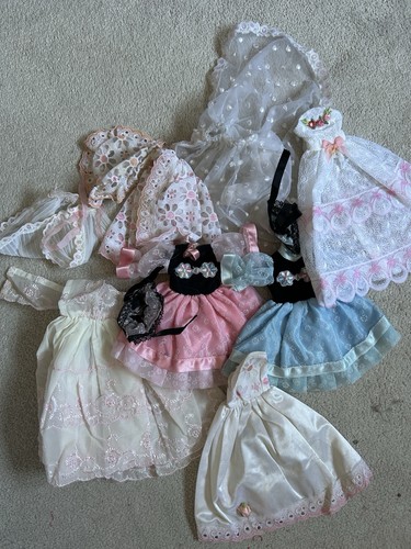 Beautiful vintage doll dresses - doll,