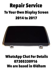 BMW X1 X2 X3 X4 I3 RADIO SAT NAV MEDIA UNIT LCD DISPLAY SCREEN REPAIR SERVICE