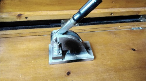 Vintage cast iron embossing - cast,