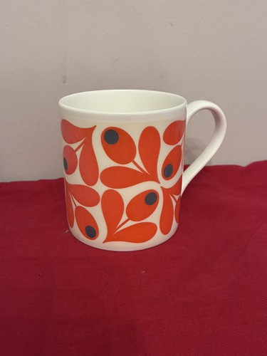 Orla kiely mug red leaf - mug, design