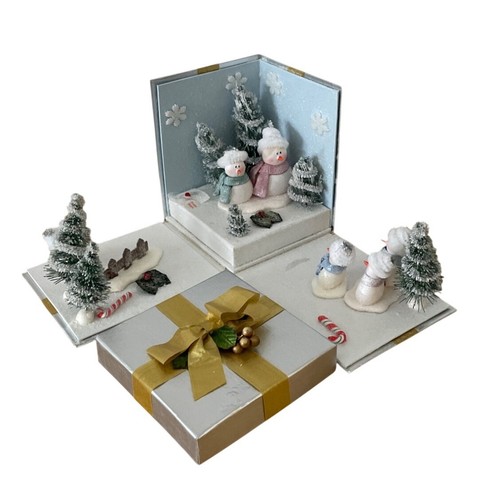 Vtg avon musical snowman - avon,