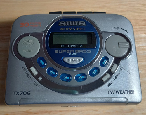Aiwa walkman tx706 - hs-tx706, am/fm