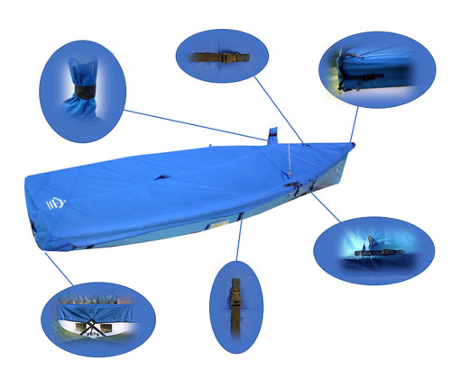 Laser 2000 dinghy cover - dinghy, by