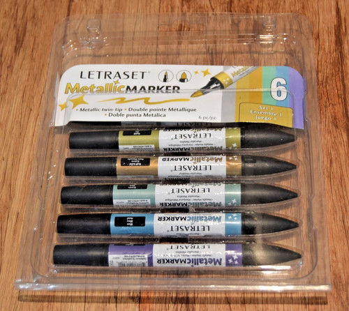 Letraset metallic marker - metallic,