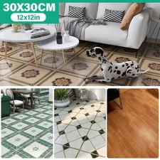 12"x12" Peel and Stick Floor Tiles Self Adhesive Waterproof Flooring Removable