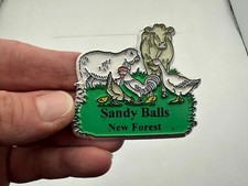 Vintage Sandy Balls New Forest Fridge Magnet