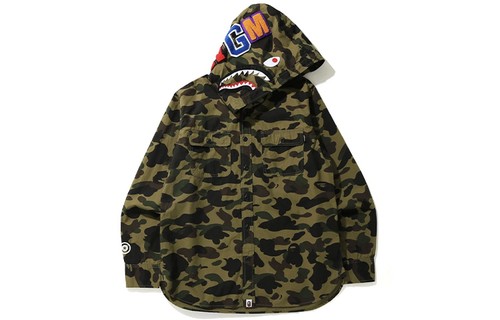 Bape 1st camo shark hoodie - shark,