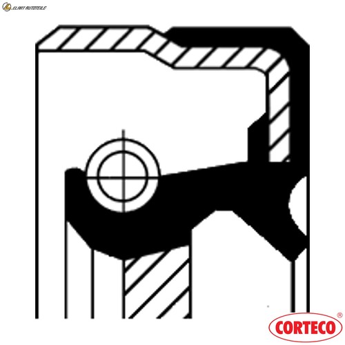 Shaft seal differential - shaft,