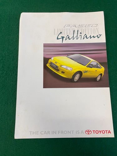 Toyota paseo galliano limited - paseo,