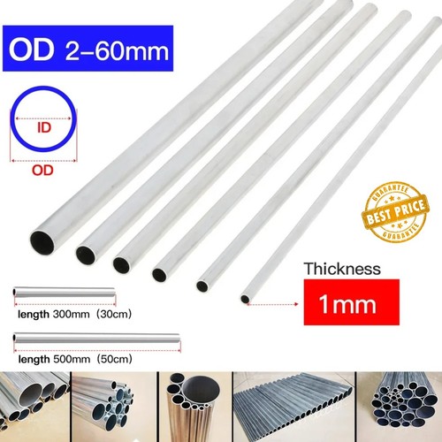 Aluminium tube 1mm thickness - 1mm,