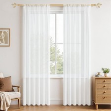 MRTREES Voile Curtains 90 Drop