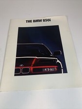 BMW 850i Brochure 1990 BMW of