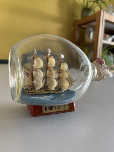 Vintage hms victory ship - hms, in