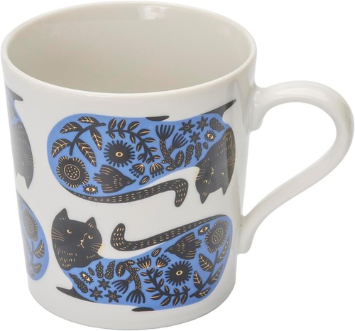 Mino ware large cat pattern - mino,