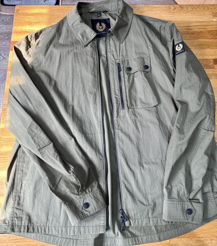 Mens belstaff khaki overshirt - mens,