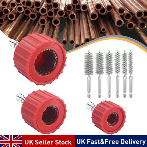 Copper pipe cleaner brush - copper,