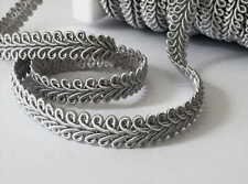 10 MM DECORATIVE TRIM SILK TAPE BRAID CRAFT UPHOLSTERY GIMP CORD SEWING